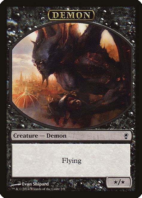 demon creatures mtg|mtg demon token generator.